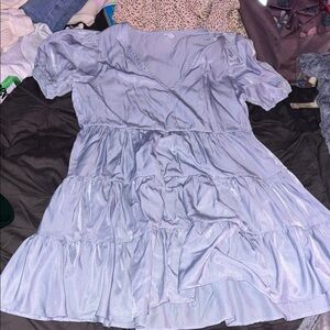 Glam Lavender Midi Dress